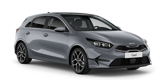 Kia Ceed grijs modelfoto schuinvoor