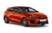 Kia Ceed GT Line rood/oranje schuin voorkant zonder achtergrond