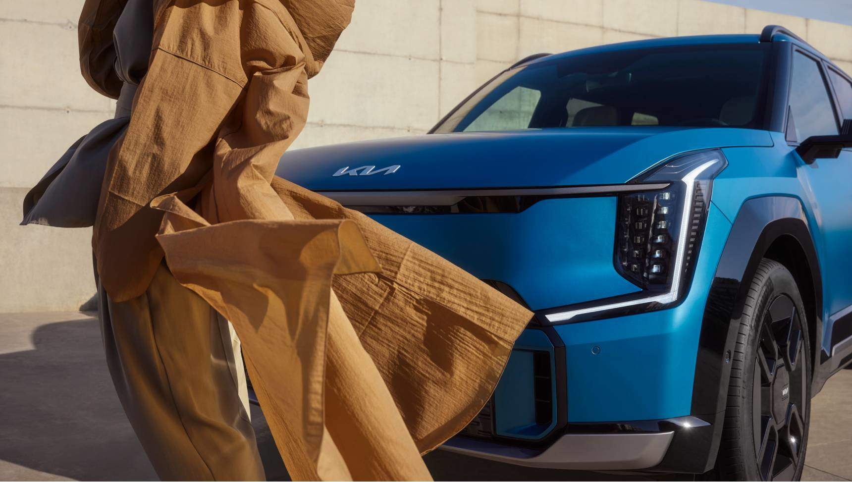 Kia EV9 Exterieur Opvallende Koplampen