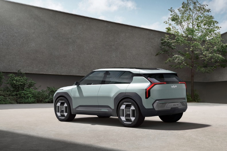 Kia EV3 Exterieur Achterzijde