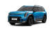 Kia EV9 GTL Blauw schuin voorkant model foto witte achtergrond