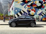 Kia Picanto 2022 zwart voor muurbeschildering