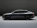 Kia K4 donker grijs zijkant design reveal