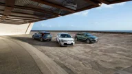 Kia Niro Familie wit blauw en groen