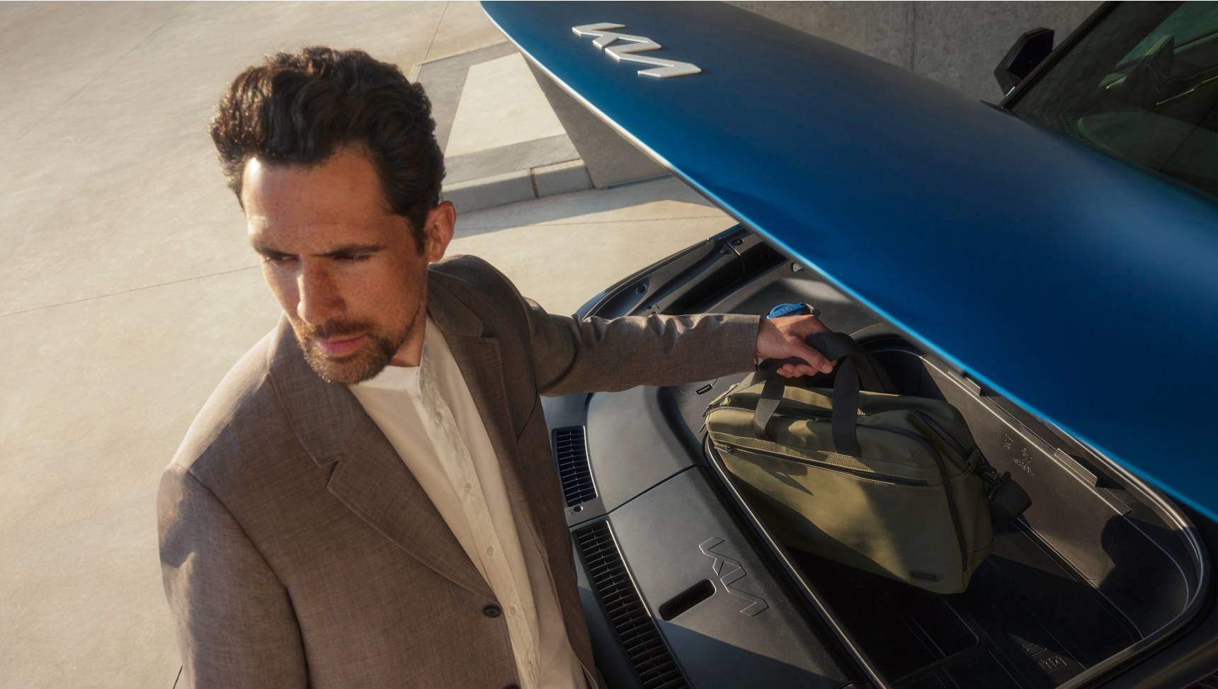 Kia EV9 Interieur Opslag Bij De Motorkap